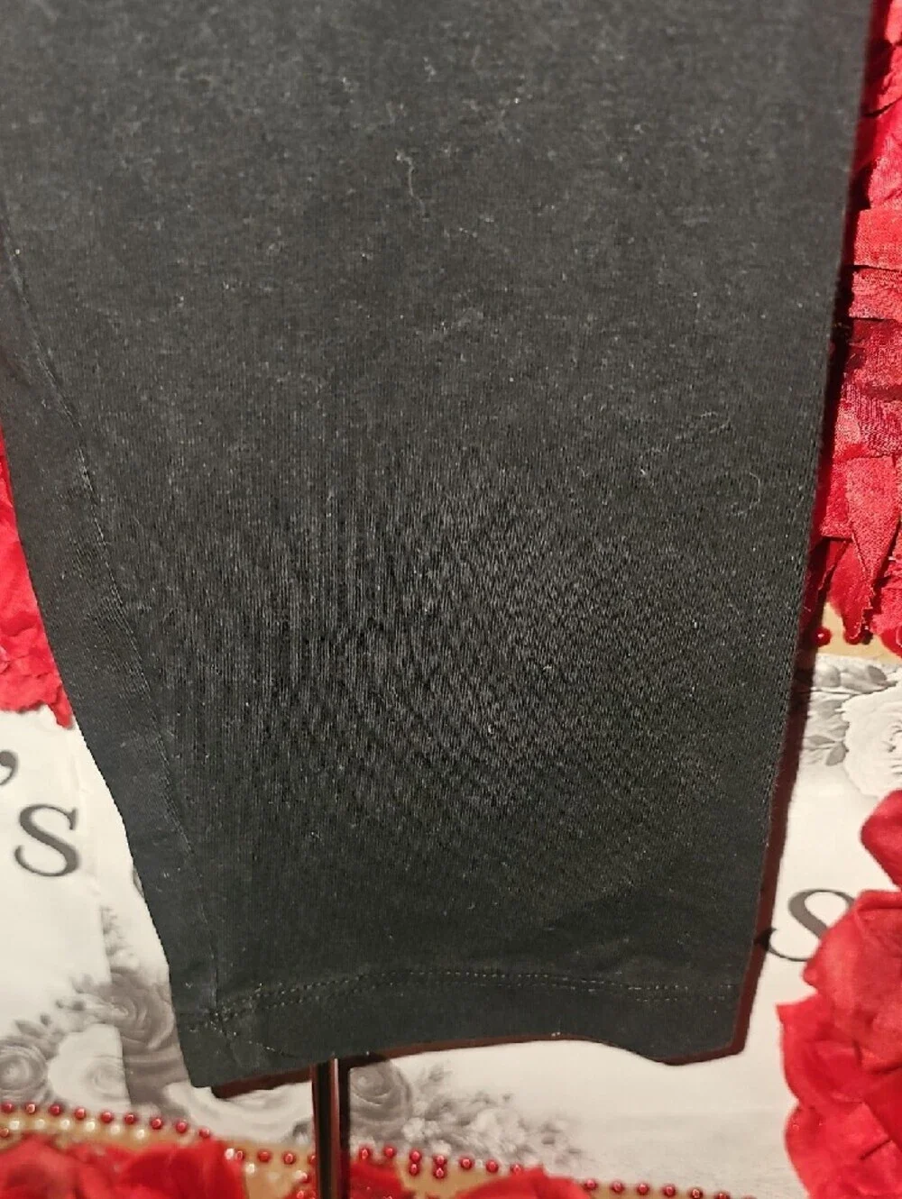 Cat & Jack Black Kids Capri Leggings Size 14/16 Spots By Waistband
